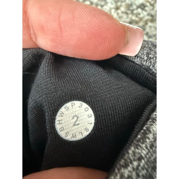 Lululemon Groove Pant Bootcut 32" Heathered Black Size 2 - Picture 9 of 9